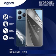 LAYAR Anti-Scratch Hydrogel For Realme C63 Hydrogel SCREEN Protector - ANTI SPY, FULL SCREEN, REALME