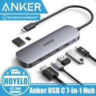 Anker USB C 7-in-1 Hub,  4K@60Hz USB C to HDMI Splitter, 85W Max Power Delivery