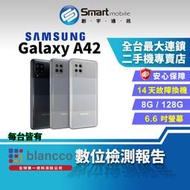 【創宇通訊│福利品】Samsung Galaxy A42 8+128GB 6.6吋 (5G) 4鏡頭主相機 橫向幾何背蓋