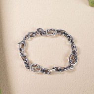 Gucci 銀色鏈條手鍊outlet