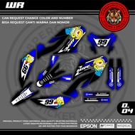 YAMAHA WR DECAL STICKER - WR 155 STICKER - WR DECAL - WR 155 DECAL - YAMAHA WR 155 DECAL