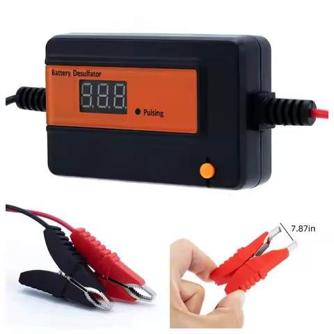 400Ah Automatic Battery Desulfator Maintainer to Revive and Regenerate GEL AGM SLAlarge clip Lead Ac