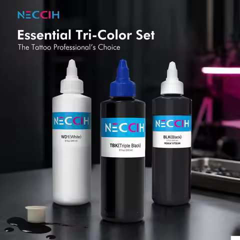 240ML Quality Triple Black Pigment Tattoo Ink Pigment Original Professional Tattoo Pigment Permanent
