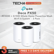 [FAST SHIP] TP-Link Deco PX50 / Deco X50 | Whole Home Powerline Mesh Wi-Fi 6 System