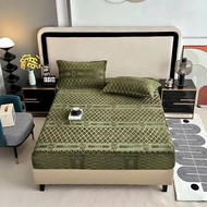 Ga giường và vỏ gối nỉ nhung COCO sữa mềm mịn nhập khẩu loại 1 bộ ga gối nỉ nhung bọc đệm công nghệ