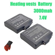 Heated s 7.4V 3000mah Polymer Lithium for Vest, Socks, Winter Antifreeze Heating Battery 755060-2S