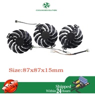 3PCS TH9215S2H-PDB01 DC12V 0.45A Video Card Fan For Galax GeForce RTX 3070 Graphics Card Cooling Fan