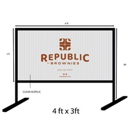 REPUBLIC BROWNIES - METAL STAND (CUSTOM)