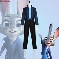 DANILOA Judy Hopps Cosplay Costume, Long Sleeves Long Pants Judy Bunny Rabbit Zoo-topia Cosplay Cost