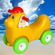 [COD] Baby scooter yo-yo kindergarten slide playground four-wheeler animal children's toddler toy