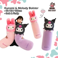 🐮Moo Baby Bantal Peluk Kuromi Bolster Kuromi Plushie Long Plushie Kuromi Pillow Kuromi Cartoon Bolst