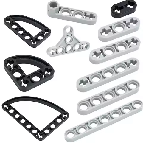 Building Blocks DIY Thin Arm With shaft hole Compatible Assembles Particles 99773 6632 32056 32017 E