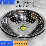 Vietcook large size stainless steel basket 52 cm, 54, 56, 58, 60, 62 cm, thick product with 7mm larg