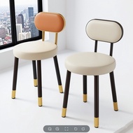 New Nordic Light Luxury Premium Makeup Chair Simple Modern Girls' Bedroom Dressing Table Stool Soft 