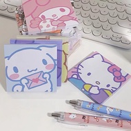 50PCS Note Card Message Sticker Ins New Thick Cartoon Student Cute Note Sticker