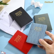 WATTLEMI Appointment Book, Pocket with Calendar 2026 Agenda Book, Mini A7 Notebooks Students