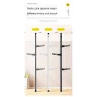 【In stock】Adjustable Clothes Drying Hanger Rack with Floor To Ceiling Tension Pole D7OH