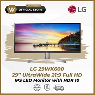 LG 29WK600 29" UltraWide 21:9 Full HD IPS LED Monitor with HDR 10