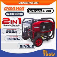 Mytools OGAWA Pro Series Generator DZ4000EPRO 223cc Recoil & Electric Start Single Phase