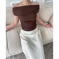 [oddsthelabel] Aster Off-Shoulder Top | Off-Shoulder Knit Top