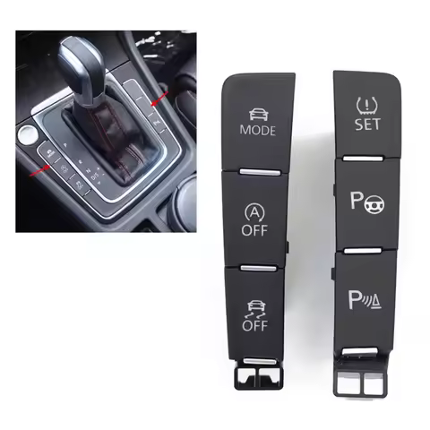 1Pcs 5GG927137E 0EM New Driving Mode Button ESP OFF Auto Go & Stop Switch For VW Golf 7 GTI MK7