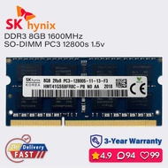 SK Hynix 8gb 4gb 1600mhz ddr3 memory laptop ram sodimm pc3 12800s 1.5v