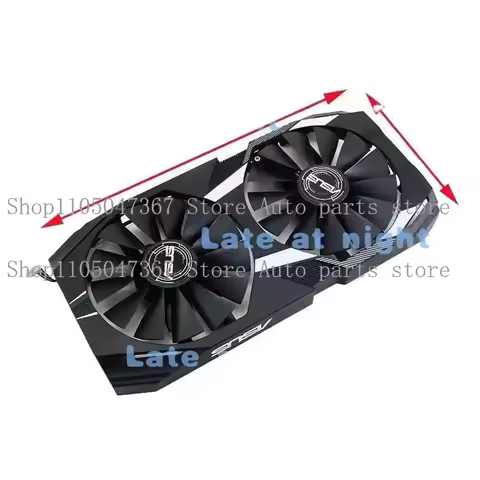 SJ WW. FDC10M12D9-C 95MM 4PIN ASUS RX580 GPU Cooler For ASUS Radeon RX 580 Dual OC Gaming Graphics C