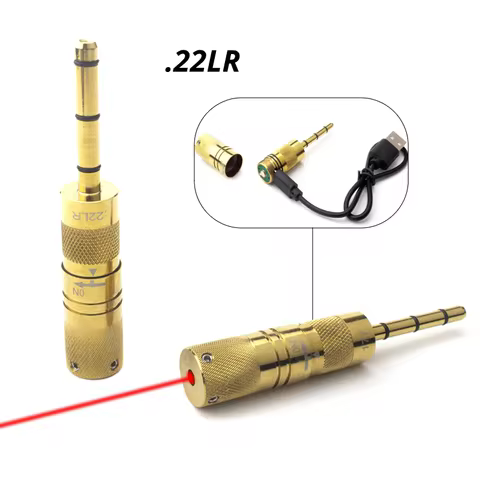 Rechargeable 22LR Laser Boresighter Cal .22 Rifle Laser Bore Sight 22 Laser Collimator