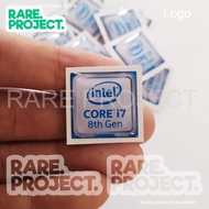 INTEL CORE I7 8th Gen Embossed PC Resin Stickers, Cheap Processor Stickers