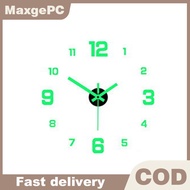MaxgePC Tự làm đồng hồ treo tường cho văn phòng nhà không khung hiện đại 3D Đồng hồ treo tường Gương