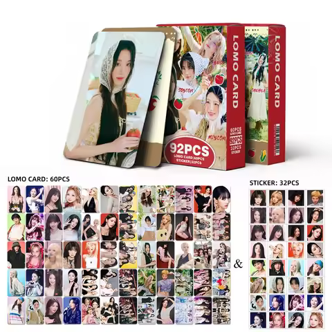 92pcs Girl Group IDLE 2026 SEASON'S GREETINGS I SWAY Photo Lomo Cards Set Shuhua Yuqi Minnie Miyeon 