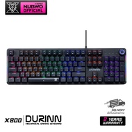 Nubwo คีย์บอร์ดเกมมิ่ง DURINN Mini RGB มีให้เลือก 2 สี Blcak/White 2 Switch Blue/Red CIY ได้ รุ่น  X