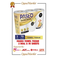 PASEO TISSU KITCHEN TOWEL ROLL 3X70 SHEETS
