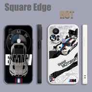 Casing For OPPO A55 A74 4G A17 A17K JDM BMW racing car DJW30 Phone Case Square Edge