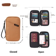 MIRUIDUO | Multi-functional Passport Protection Wallet with Ticket and Boarding Pass Organizer