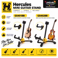 HERCULES GS401BB MINI ACOUSTIC GUITAR STAND / GS402BB Mini Electric/Bass Guitar Stand
