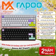 Rapoo AESCO A67 e-sport mechanical keyboard – RGB, Hot-Swap, Wireless 4KHz & Wired 8KHz, 10000mAh ba