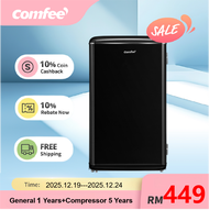Comfee RCD93BL1MY(E) Compact Retro Mini Fridge 110L with Adjustable Thermostat Low Noise Energy-Savi