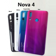 Huawei Nova 4 / Nova4 Back Rear Door Battery Cover Housing Glass For Repair Crack VCE-AL00 VCE-TL00 