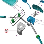 100% ORIGINAL YADEA E8S PRO HANDLE METER COVER // 64115-D0E8-0200602 100% ORIGINAL YADEA E8S PRO