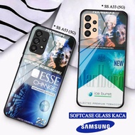 Softcase Glass Kaca SAMSUNG A33(5G) A53(5G) - Casing hp SAMSUNG A33(5G) A53(5G) [ S02 ].