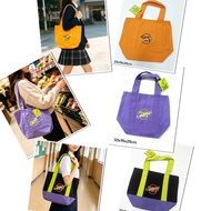 [Excellent, genuine][Size 33cm] Trader Joe's Striped Mini Canvas Tote Bag, simple, youthful style.