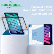 GOOJODOQ iPad Cover for iPad Mini 6 360 degree rotating iPad case for iPad Pro 11 2021 Air 4 10.9 2020 iPad 10.2 Gen9 Gen8 Gen7 with Pencil Holder