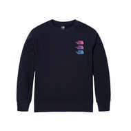 NORTH FACE THE NOETH FACE นอร์ทเจียคลาสสิกสามมาตรฐานพิมพ์ลายเสื้อกันหนาวแขนยาวสำหรับผู้ชายและผู้หญิง