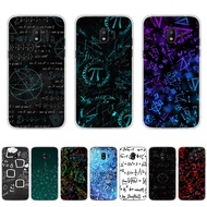 B8-Equation theme Case TPU Soft Silicon Protecitve Shell Phone Cover casing For Samsung Galaxy j2 core 2018/2020/j2 pro 2018/j4 2018