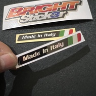 STICKER MADE IN ITALY PRINCUTT STICKER MOTOR STICKER MOTORCYCLE STICKER HELMET STICKER YAMAHA