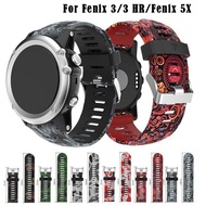 for Garmin Fenix 3 Fenix 5X Watch Band Replacement Silicone Wrist Strap Band 26mm