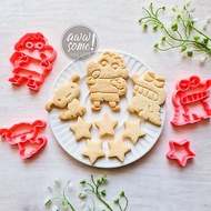 Sinchan Cookie Cutter Set 4 Pc/ Crayon Sinchan Cookie Cutter Cookie Mold/