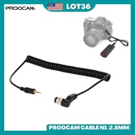 Proocam Cable-N1(2.5) for Nikon Z9, D850, D810, D800 D700 D500 D300 D200