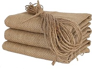 Growpropel Multi-Purpose Burlap Sacks 23" X 38.6", 3 Pack – Eco-Friendly Reusable and Durable Large 